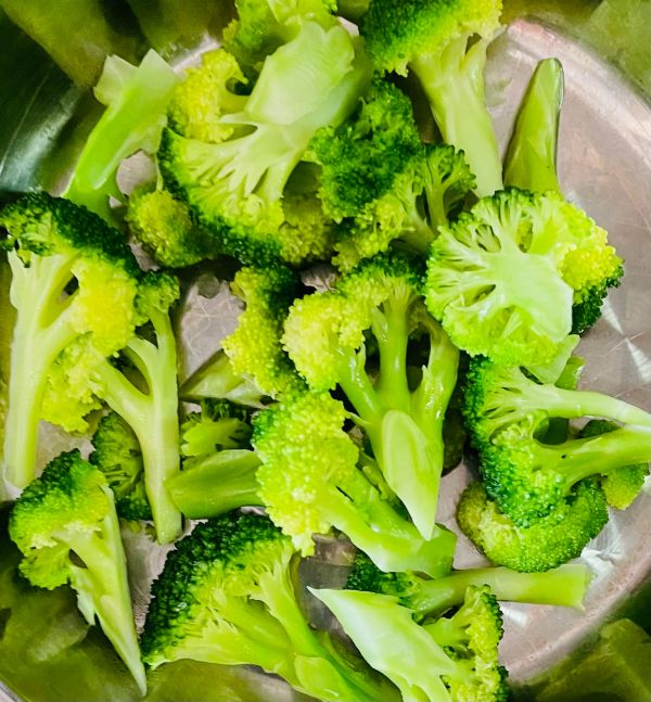 黑椒白蘑西蓝花藜麦红薯饭