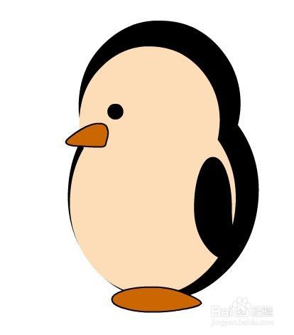 flash绘制企鹅的侧面方法
