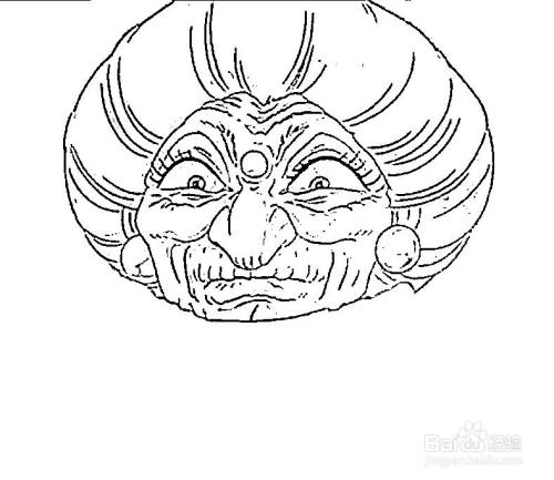 简笔画 如何画q版人物汤婆婆的简笔画 百度经验