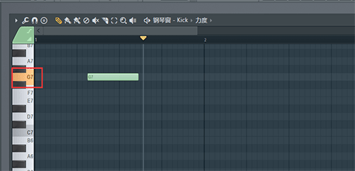 FL Studio钢琴卷轴之画笔工具