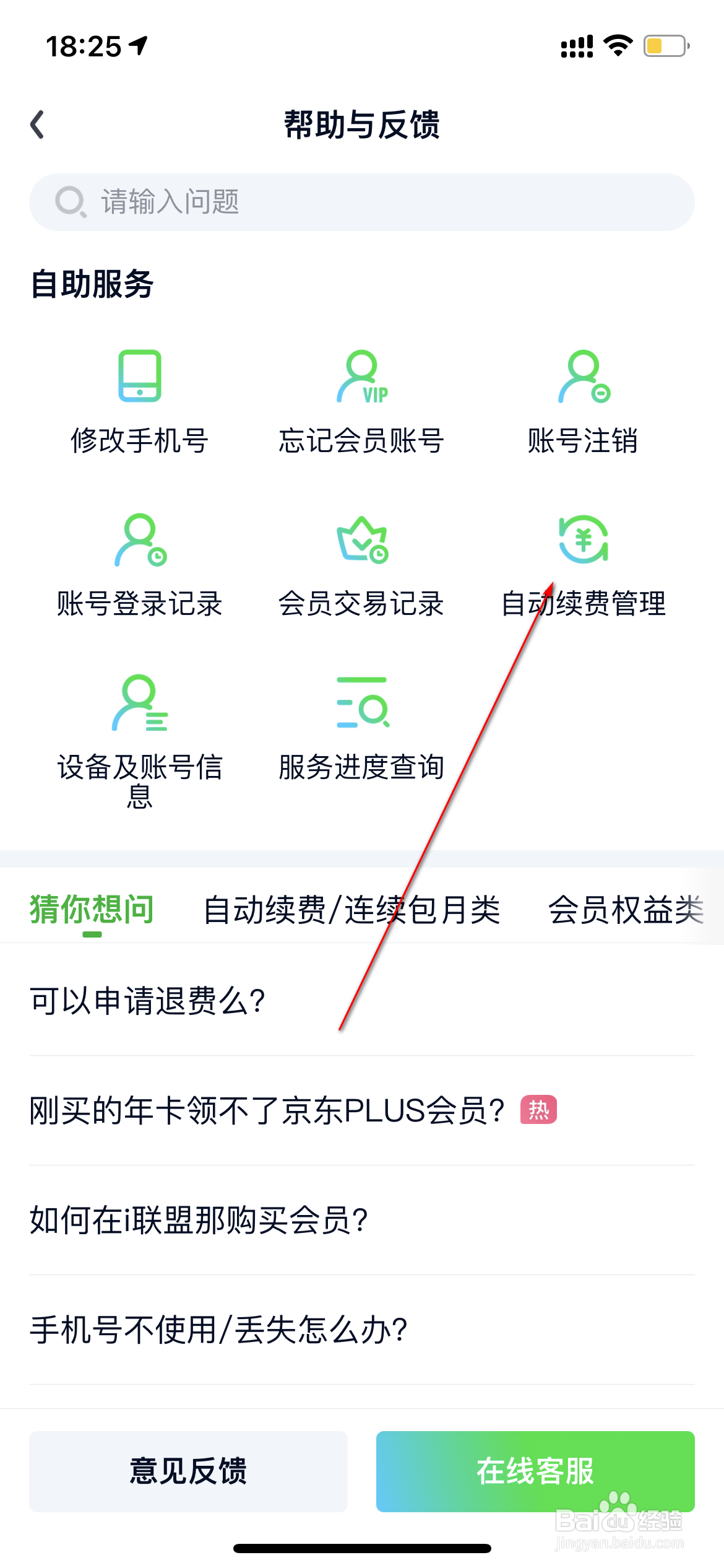爱奇艺怎么管理自动续费