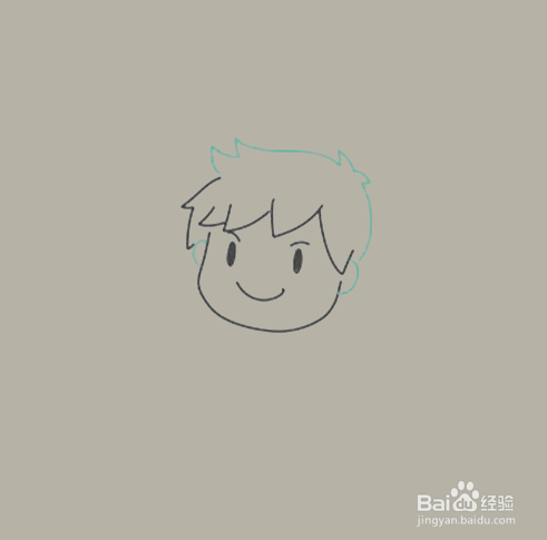 如何手工画卡通勇士简笔画？