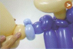 魔法气球造型系列之气球卡通公仔大力水手（下）