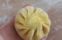 南瓜花样脂油饼的做法步骤