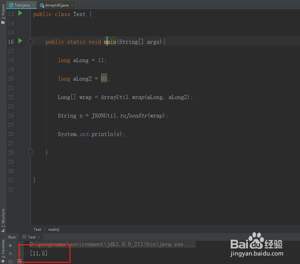 java将原始long类型数组包装为包装Long类型