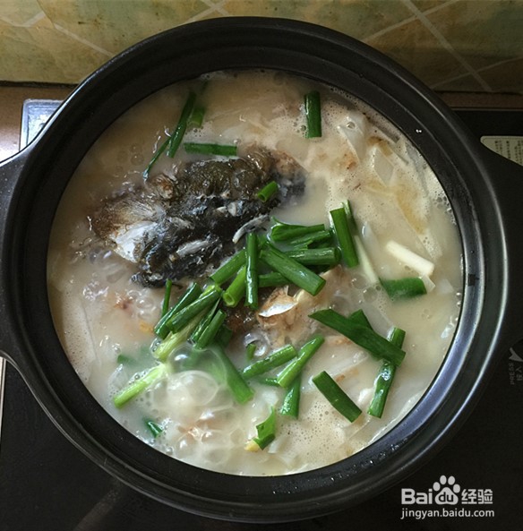 萝卜鱼头煲的制作方法