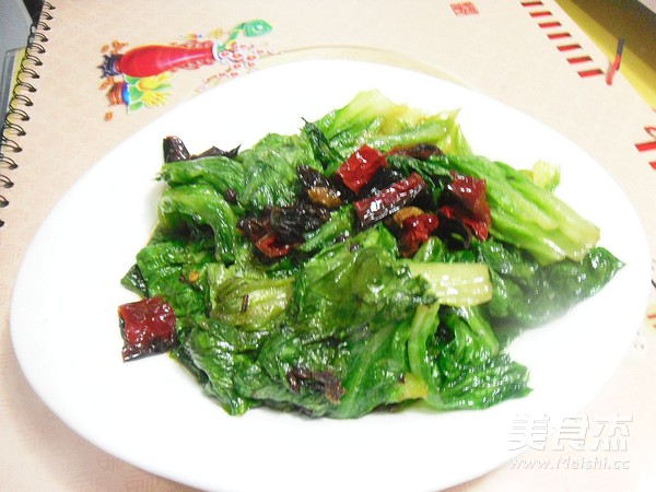 爆炒生菜的做法