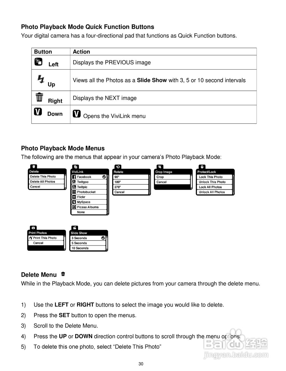 威达ViviCam X014数码相机使用说明书:[4]