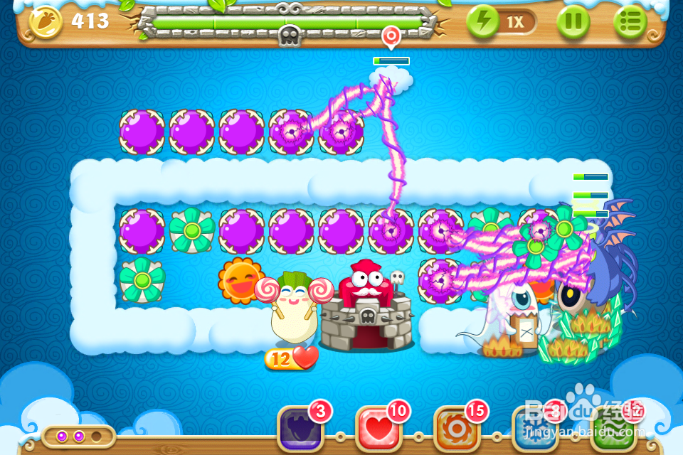 保卫萝卜2 极地55关攻略：[55]第五十五关