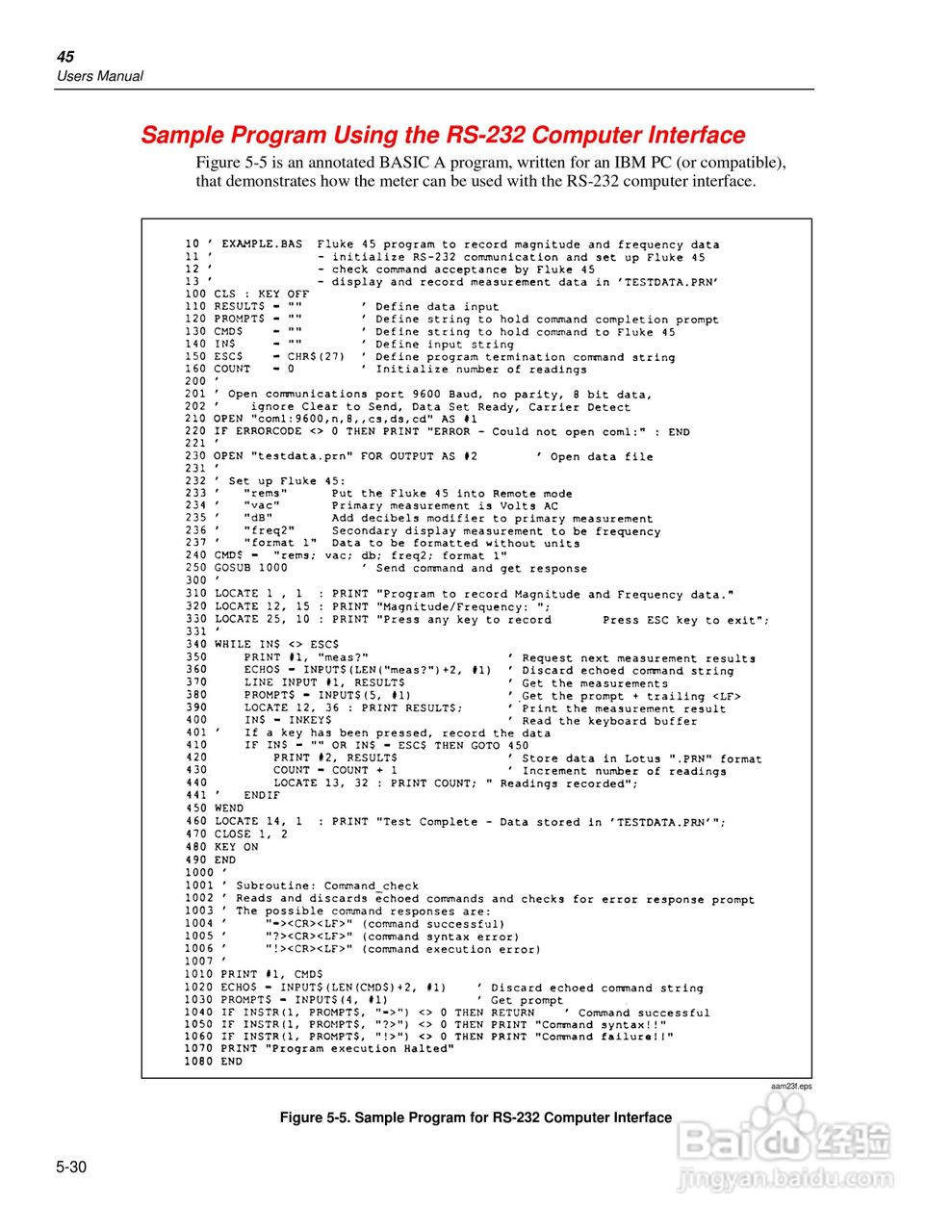福禄克Fluke45万用表说明书:[9]