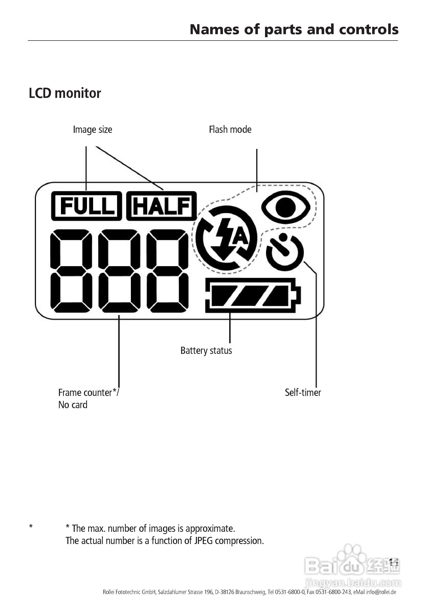 Rollei d41 com型数码相机说明书:[2]