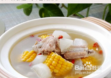 排骨玉米萝汤卜