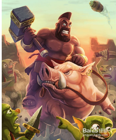 皇室战争火法巨人斧女卡组打法