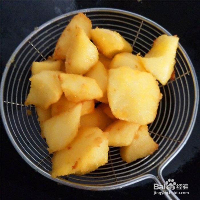 红糖拔丝苹果的做法