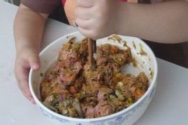 流着汤汁的煎饺——蟹肉皮冻煎饺