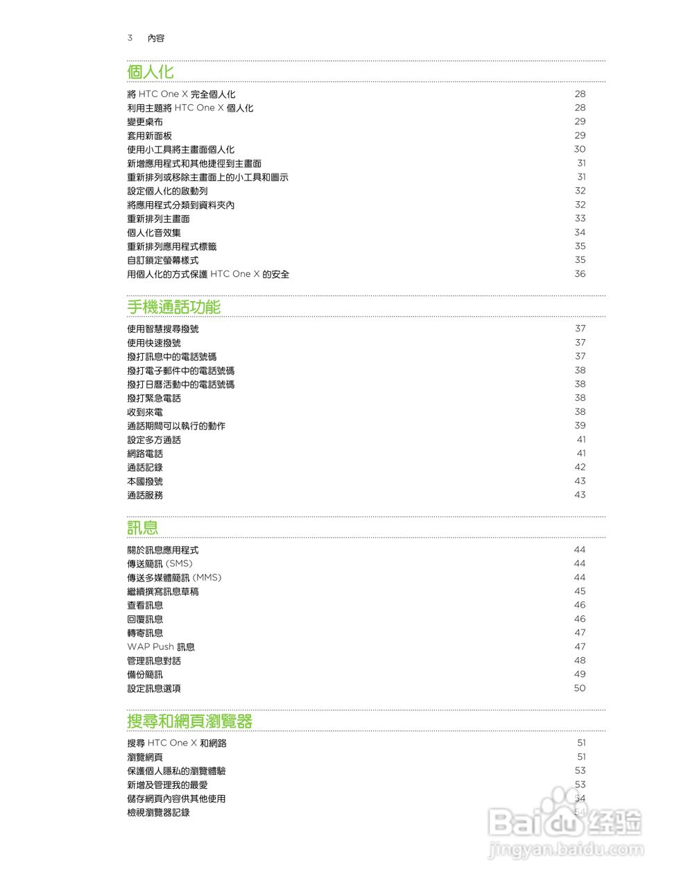多普达HTC One X手机使用说明书:[1]