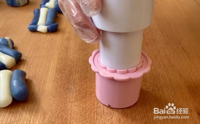 青花瓷冰皮月饼～免蒸免烤