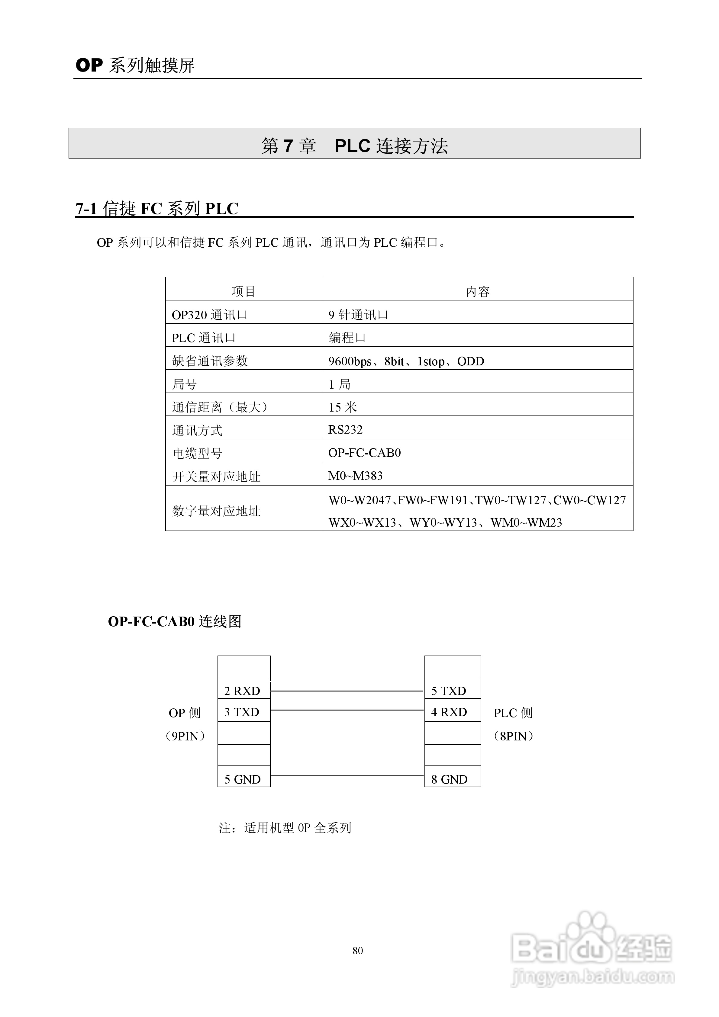 信捷电子OP系列文本显示器使用手册:[9]