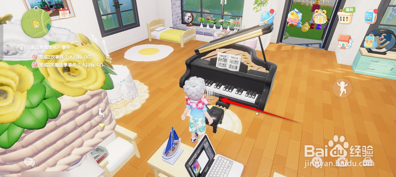 心动小镇如何用钢琴弹奏生日歌