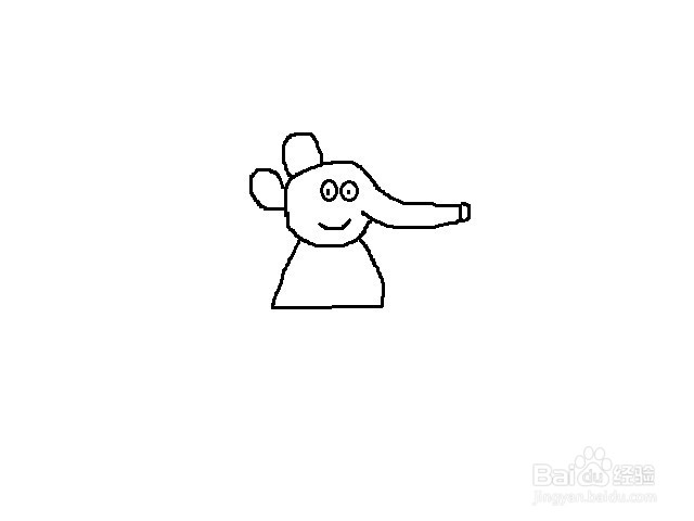 简笔画系列-怎样画大象