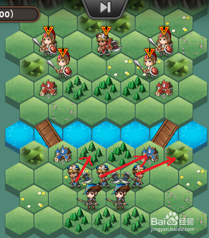 (legion war)军团战棋 人族 第三关 攻略