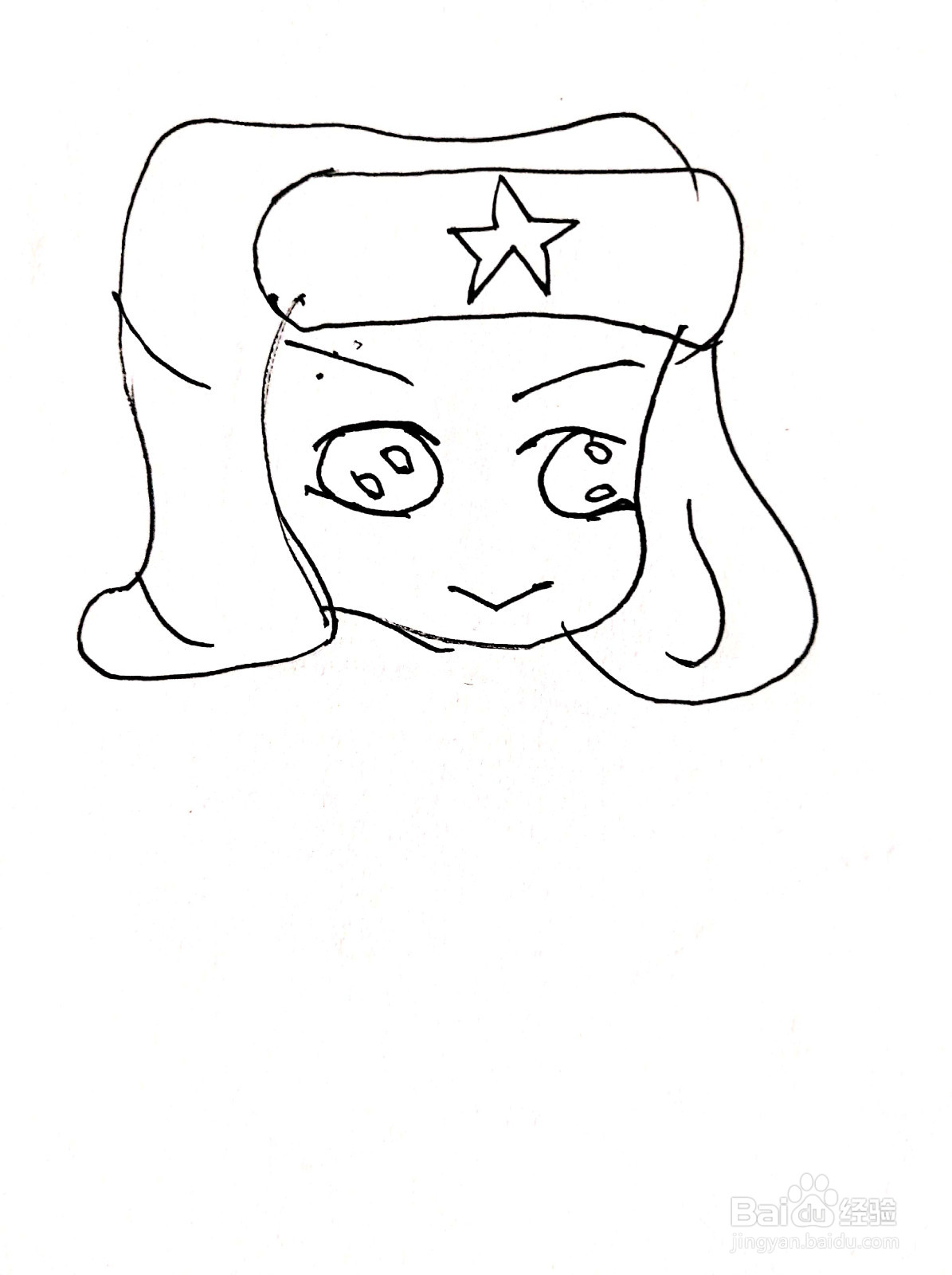 模范人物系列之雷锋简笔画