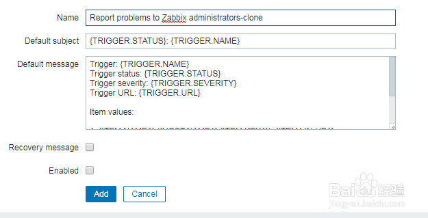 如何在zabbix中克隆动作？