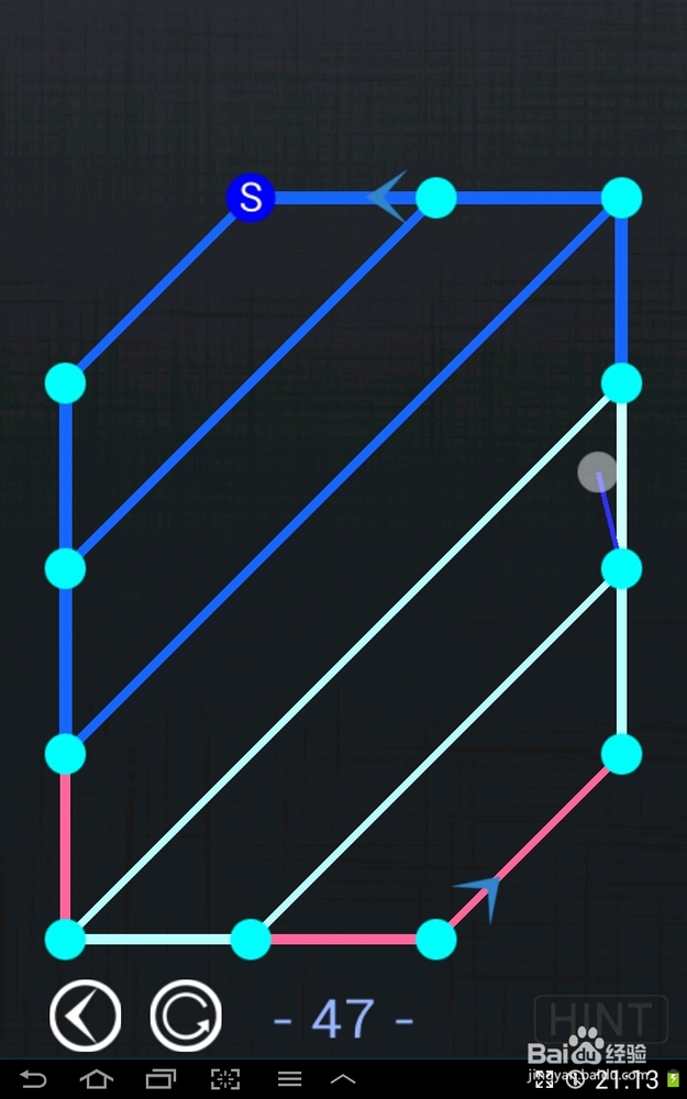一笔画blue world全部攻略：[10]第46～50关