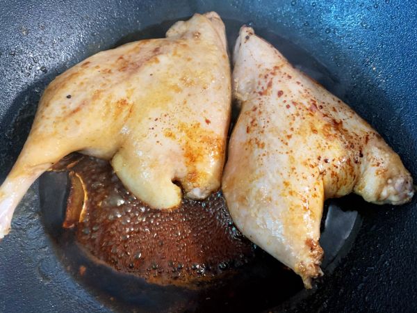 西洋参麻油鸭腿