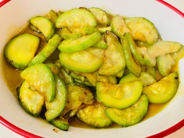 纯素清炒西葫芦