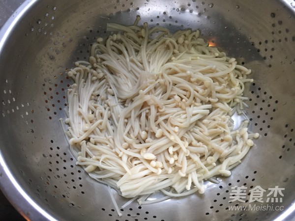 白灼芥蓝金针菇