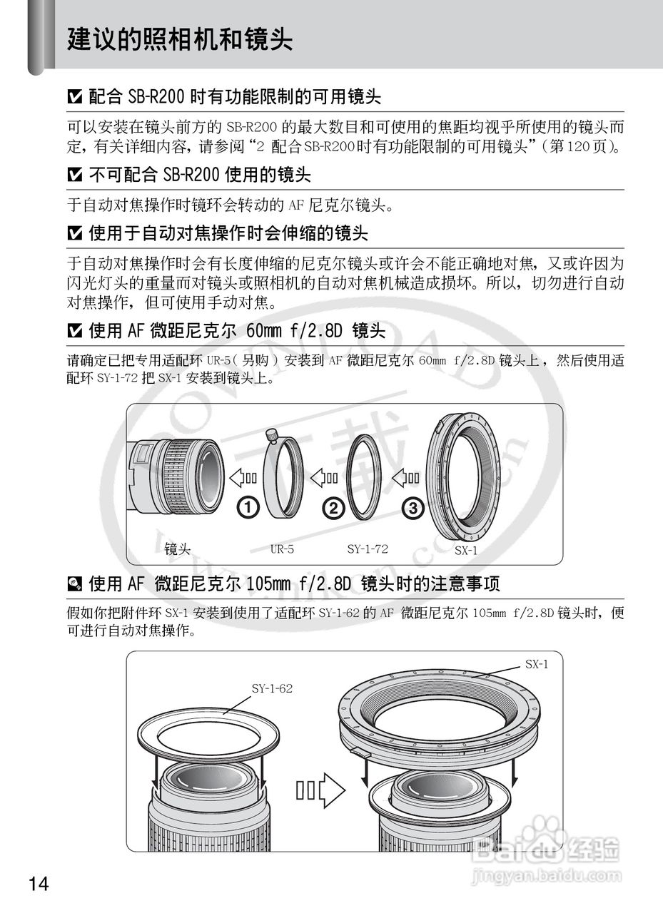 尼康SB-R200数码相机使用说明书:[2]