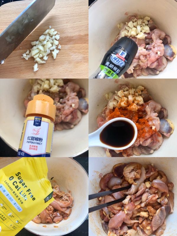 黑椒蒜香煎鸡肉