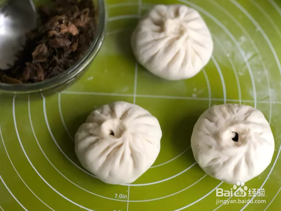 福菜猪肉水煎包