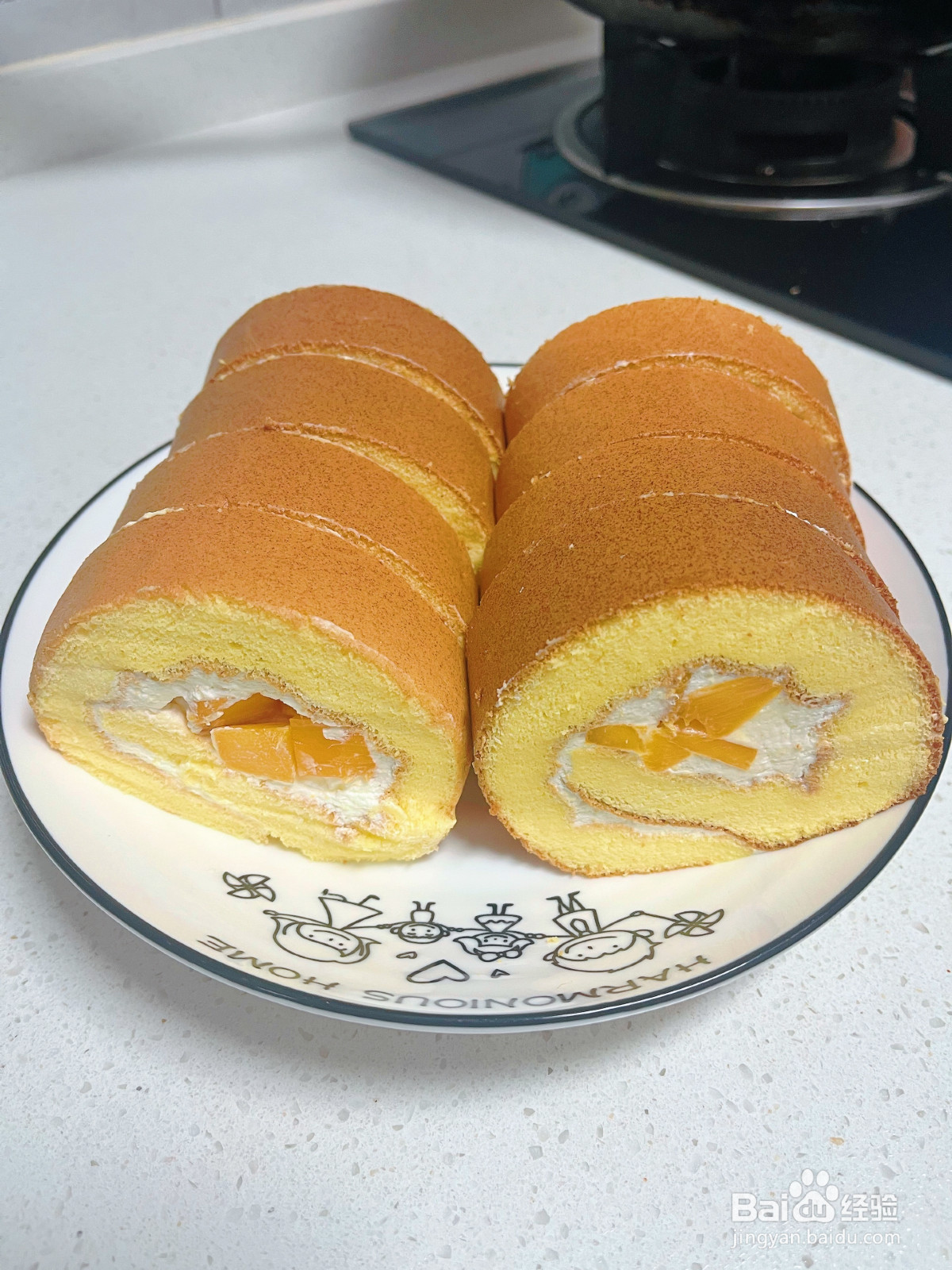 芒果蛋糕卷的做法