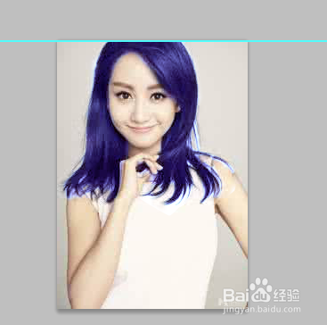 如何在Photoshop中改变头发的颜色？