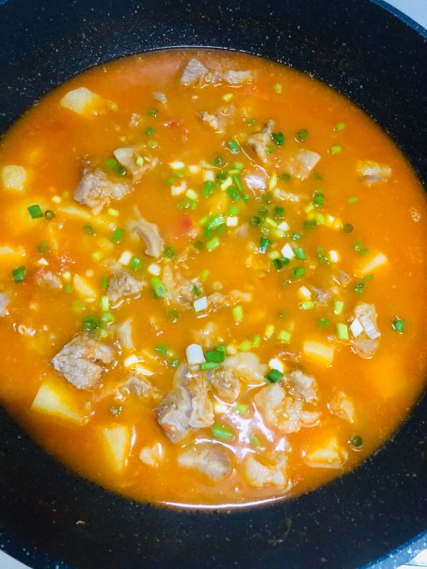 番茄土豆炖牛腩