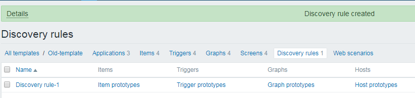 如何在zabbix的模板中增加发现规则？