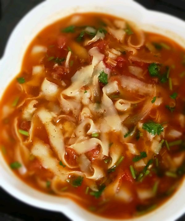 葱头西红柿削面