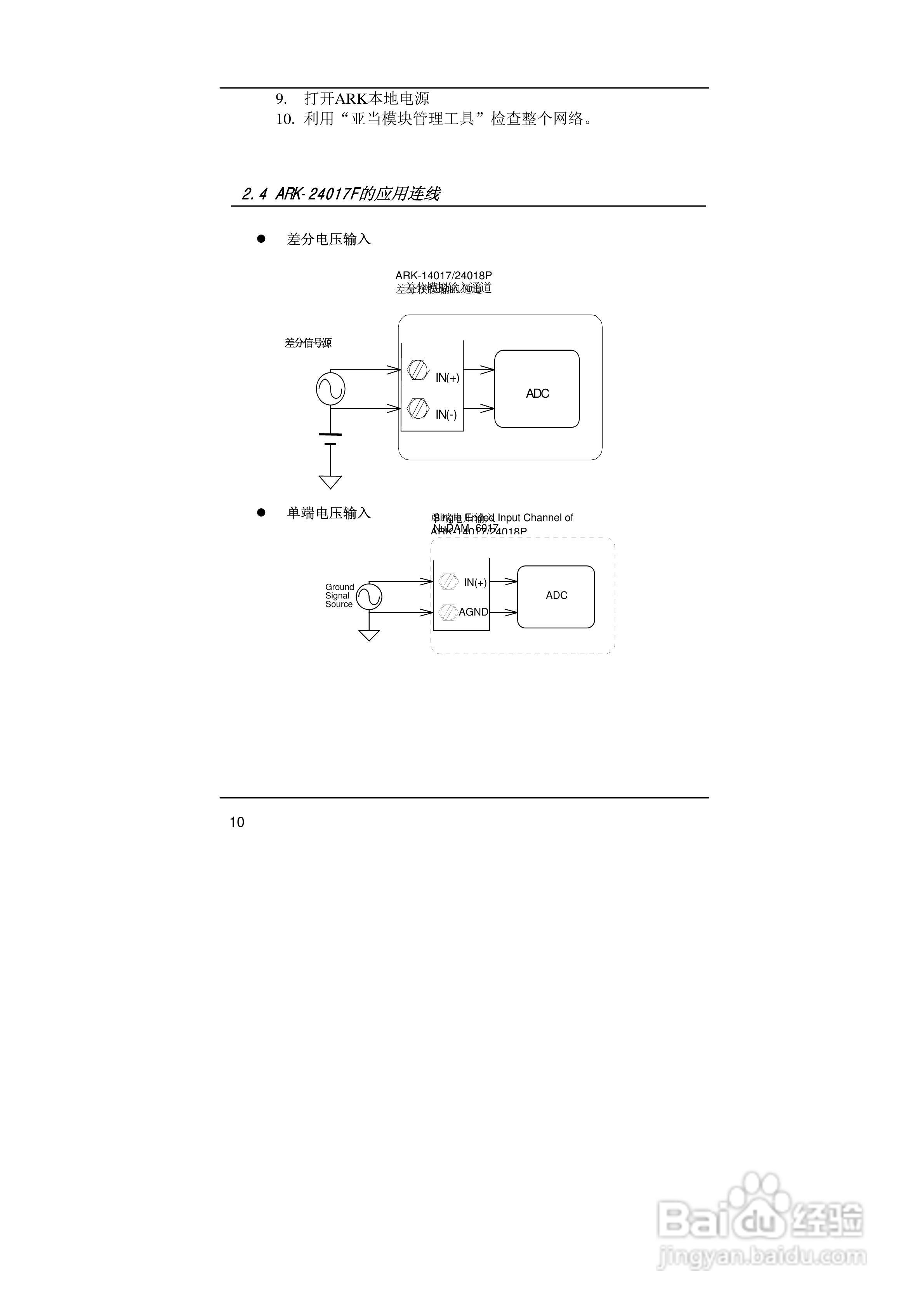 亚当ARK-24017F 8通道模拟量输入模块说明书:[2]