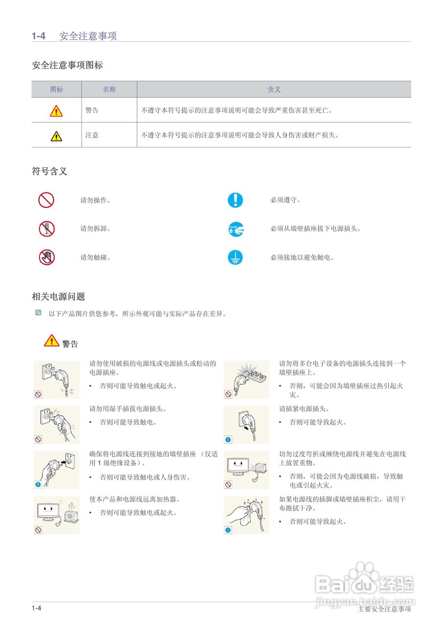 三星S22B360H液晶显示器使用说明书:[1]