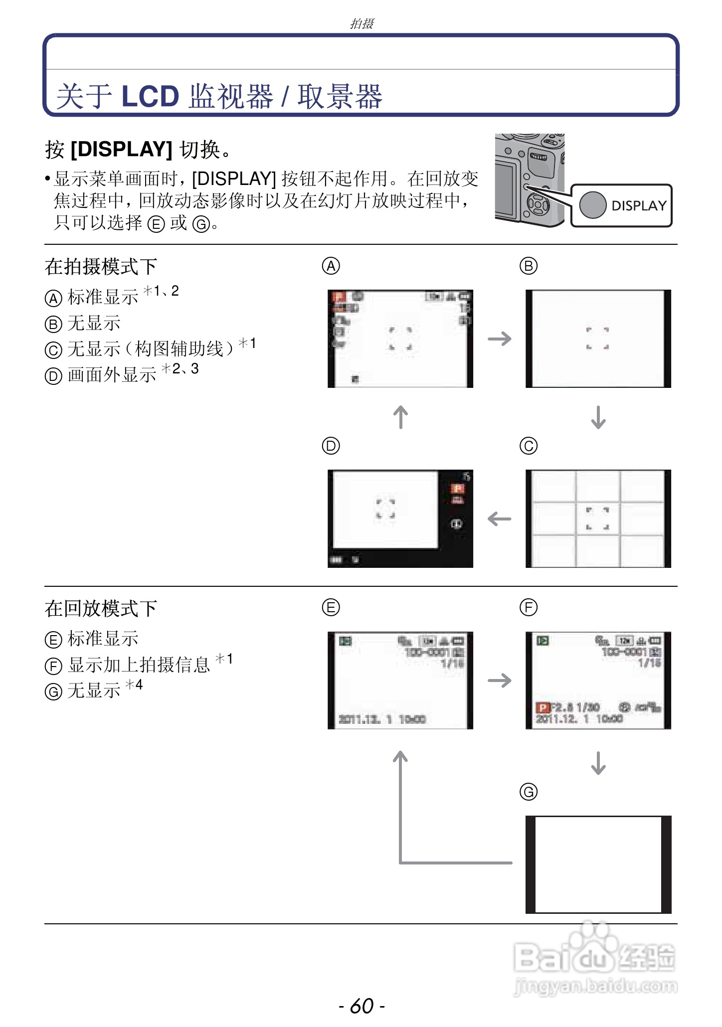 松下DMC-FZ47GK数码相机使用说明书:[6]