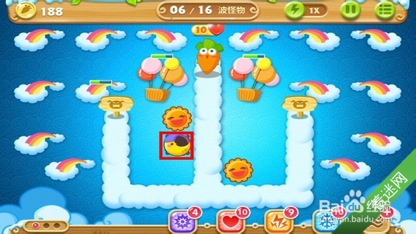 《保卫萝卜2》天空主题攻略 第63关