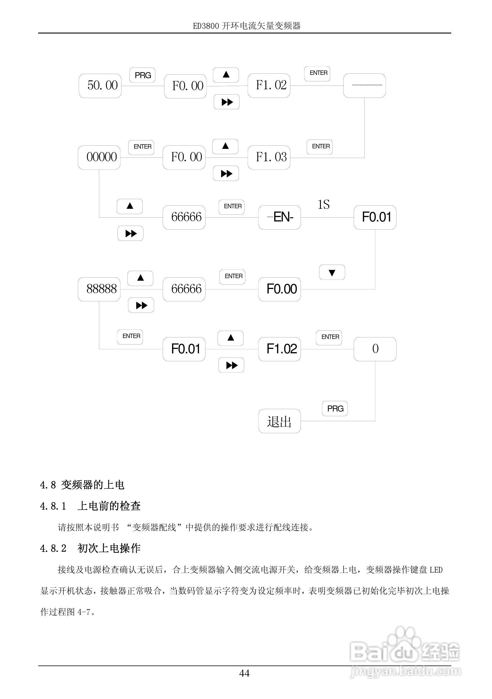 易驱ED3800-2T0022M开环电流矢量变频器使用说明书:[5]