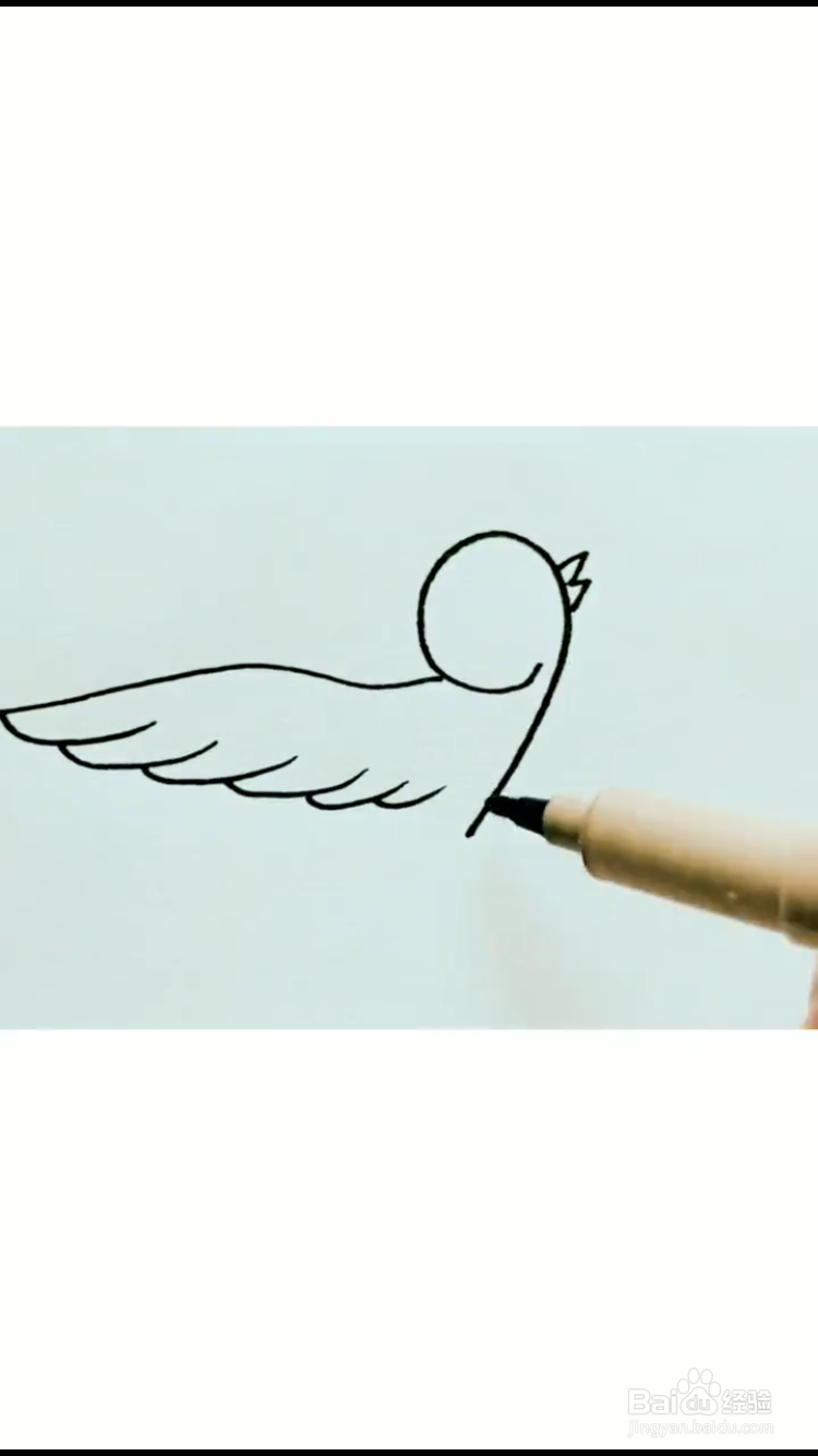 燕子的简笔画如何画？