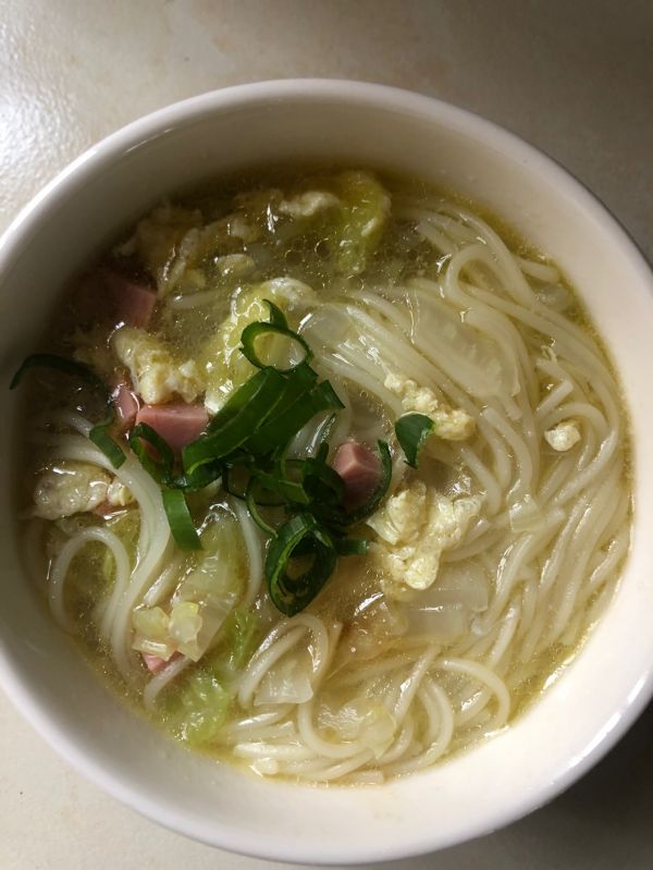 健康美味鸡蛋面