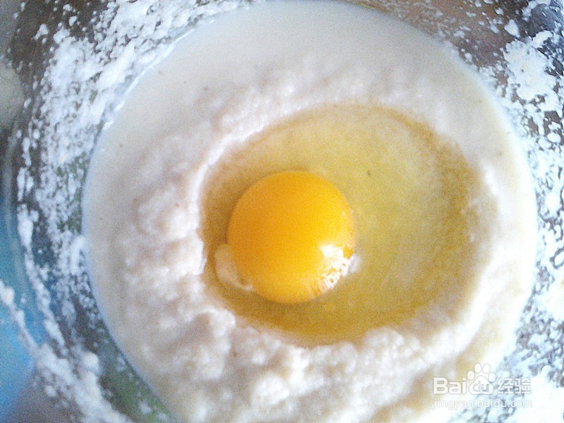 怎么做与众不同的鸡蛋豆面饼