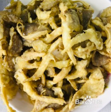 椒盐蘑菇-超好吃的下酒菜