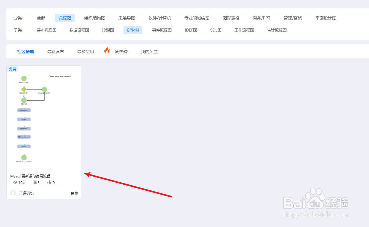 亿图图示如何绘制“Mysql 更新语句简易流程”