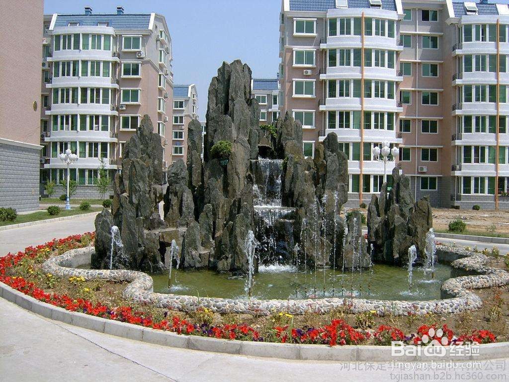 自己做假山流水喷泉方法？